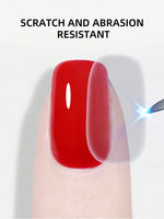 15ml Glass Top Coat Long Lasting Clear Rubber Top Coat LED UV Strengthen Nails High Gloss Top Finish Gel Nail Polish