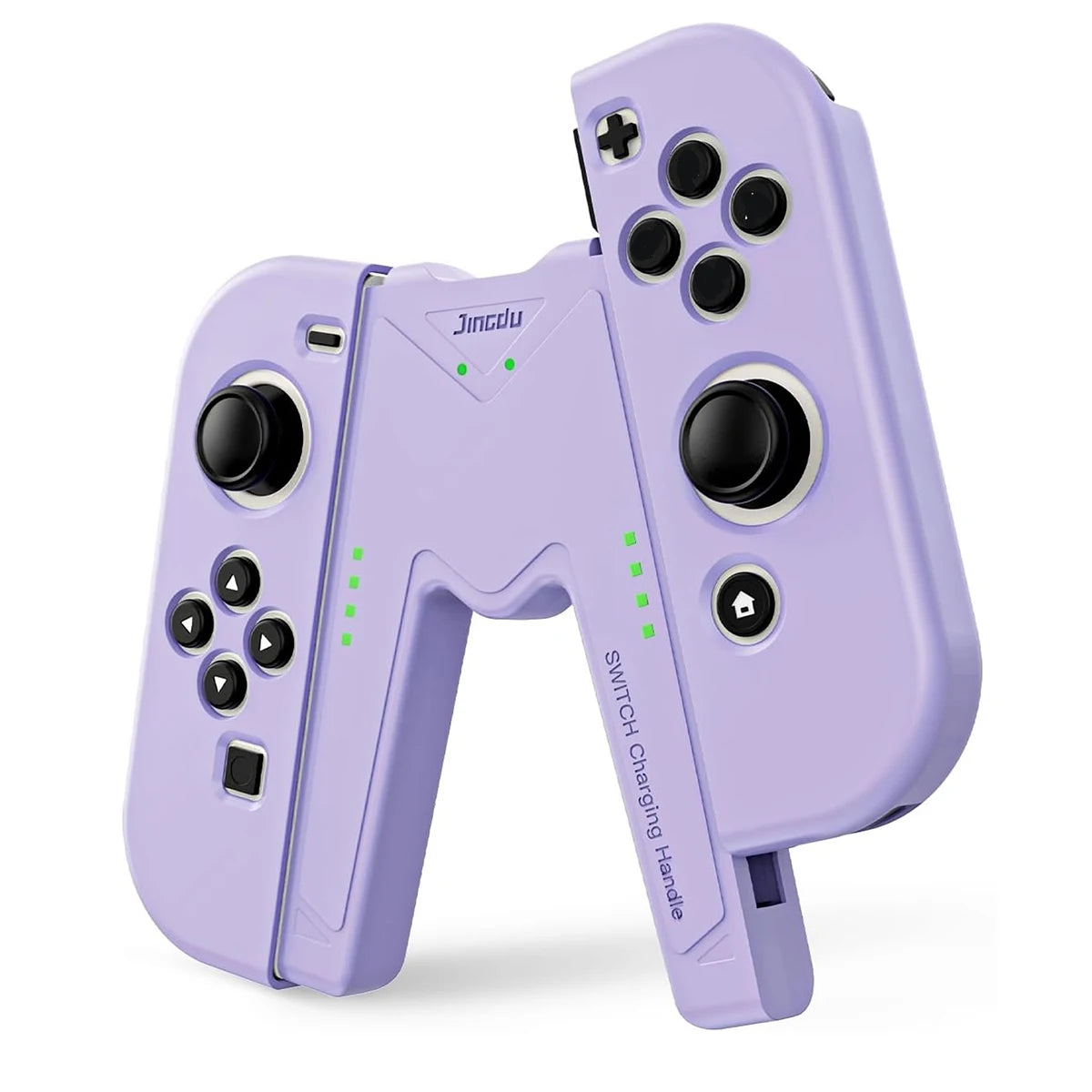 Switch Joy-Con Charging Grip for Switch & OLED Model, Play While Charging, Portable V-Shaped Switch Joy-Con Controller Charger