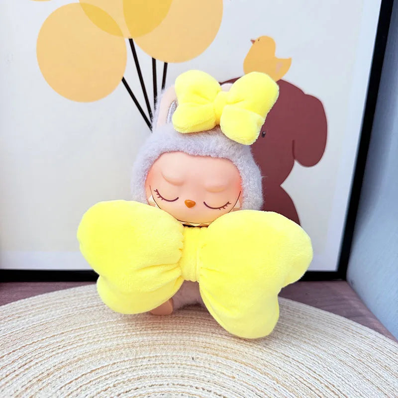 Labubu Doll Rain Boots Labubu I II III Idol Dolls Colorful Shoes and Headphones Multicolor Big Bow LabubusAccessories DIY Gifts
