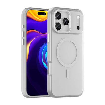 Shockproof Matte Transparent Case For Magsafe Case For iPhone 17 Pro Max 17 Air 17 Pro 17 Wireless Charge TPU Soft Cover Funda