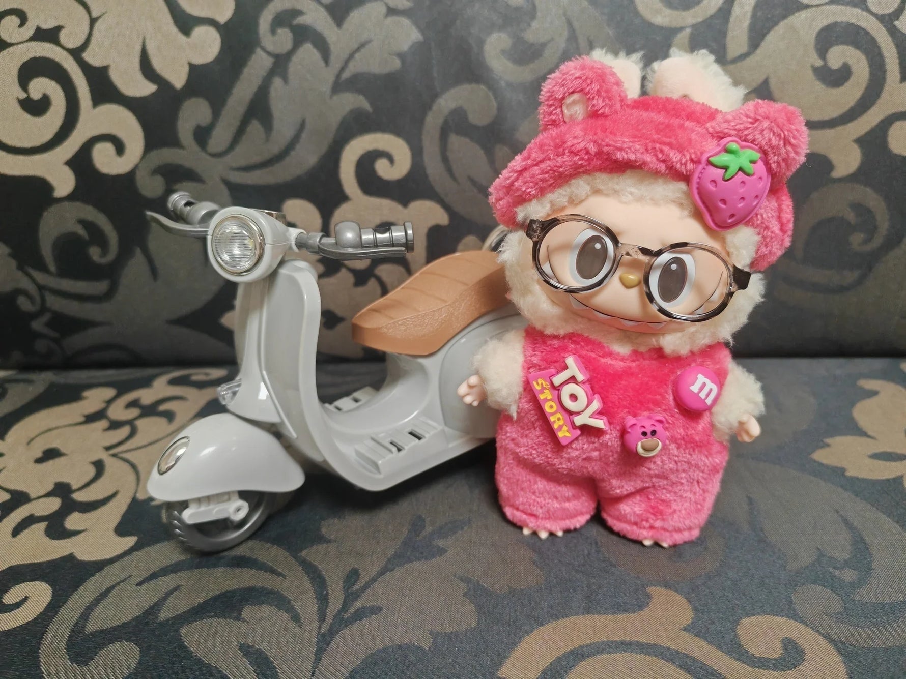 17cm labubu Glasses 6.5cm Transparent Plastic Glasses For 1/8 1/6 1/3 1/4 BJD for Labubu MSD SD Plush for EXO Doll sunglasses