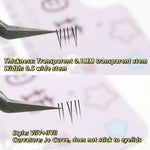 5-7mm Air Lower Eyelashes Fairy Fake LashesSegmented Natural Under Lashes Manga Bottom Lashes Makeup Eyelash Makeup Tool10 Rows