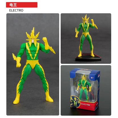 Avengers Legends Iron Man Spider Man Thor Captain America Thanos Hulk War Machine Action Figures Gif