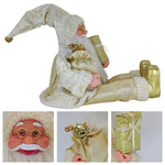 50cm Sitting Santa Clauses Decoration Fashionable Vivid Christmas Handiworks For Office