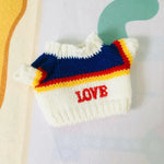 Doll Clothes for 20cm Idol Dolls Plush Star Doll's Clothing Sweater Stuffed Toy Outfit for Cotton Dolls Accessories DIY Gifts