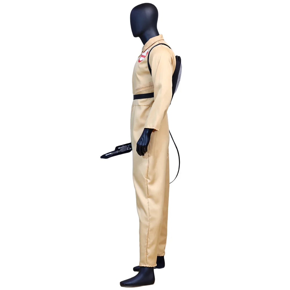 Kids Adults Cosplay Costume with Proton Pack Halloween Christmas Carnival Theme Party Clothes Fans Collection ﻿