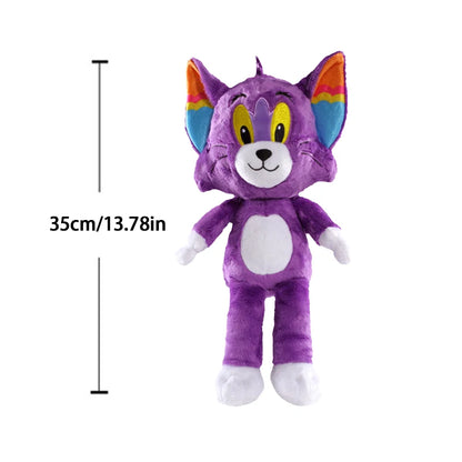 Anime Tom And Jerry Plush Toy Cartoon Movie Figures Cat Mouse Cute Plushies Stuffed Animal Doll Toys For Kids Gift Free Shipping