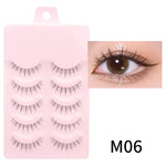 New Manga Lashes Soft Natural Eyelashes Thick False Eyelashes Manga Eyelashes Daily Dating Makeup Eyelashes Lashes Wispy