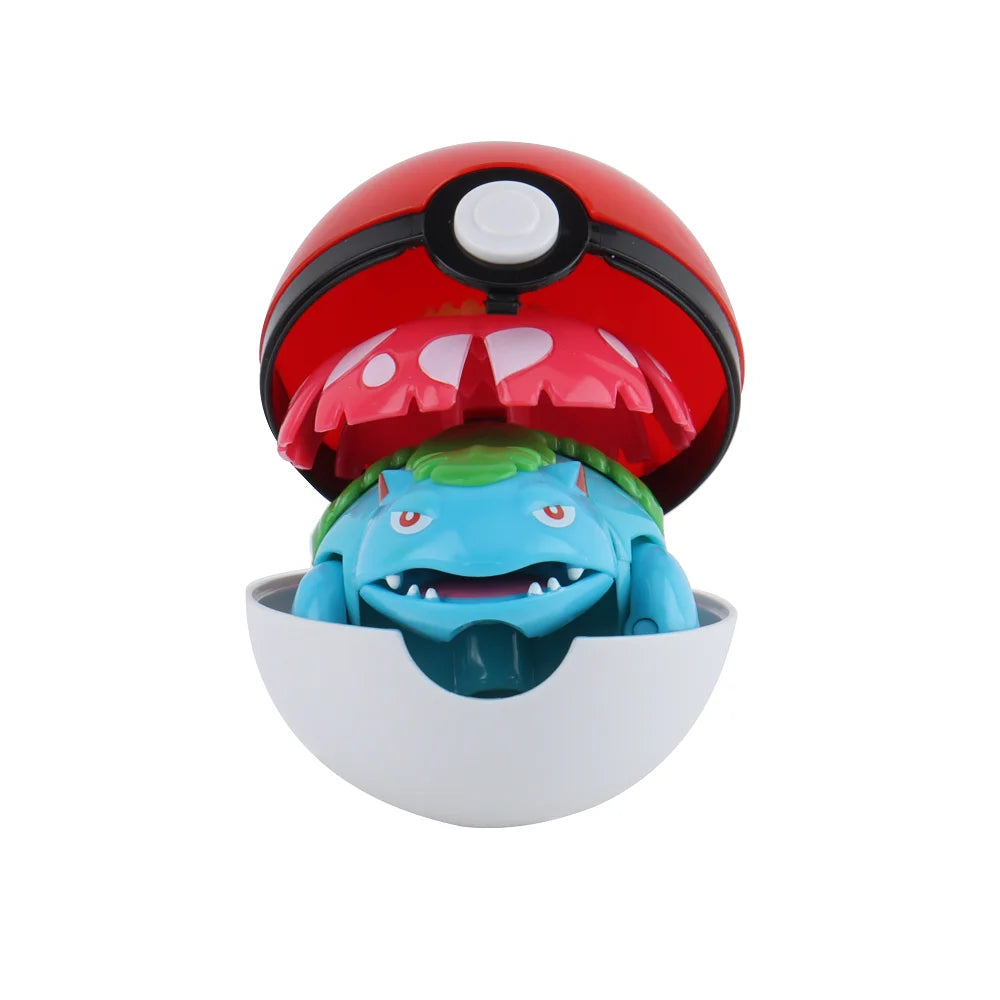 Pokemon Figures Toys Pocket Monsters Ball Model Pikachu Gengar Pokeball Dragonite Snorlax Pokeball Action Figures Toy