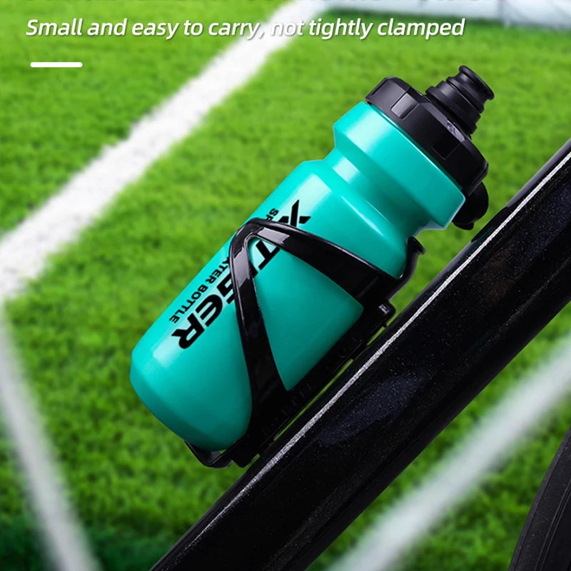 X-TIGER MTB Road Cycling Water Bottle 650ML Leak-proof Bicycle Squeeze Water Bottle for Long-distance Cycling Outdoor Sports Por