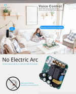 Tuya WiFi Touch Wall Smart Switch 1/2/3 Gang Light Switch Without Neutral Line Smart Life APP Control Support Alexa Google Home