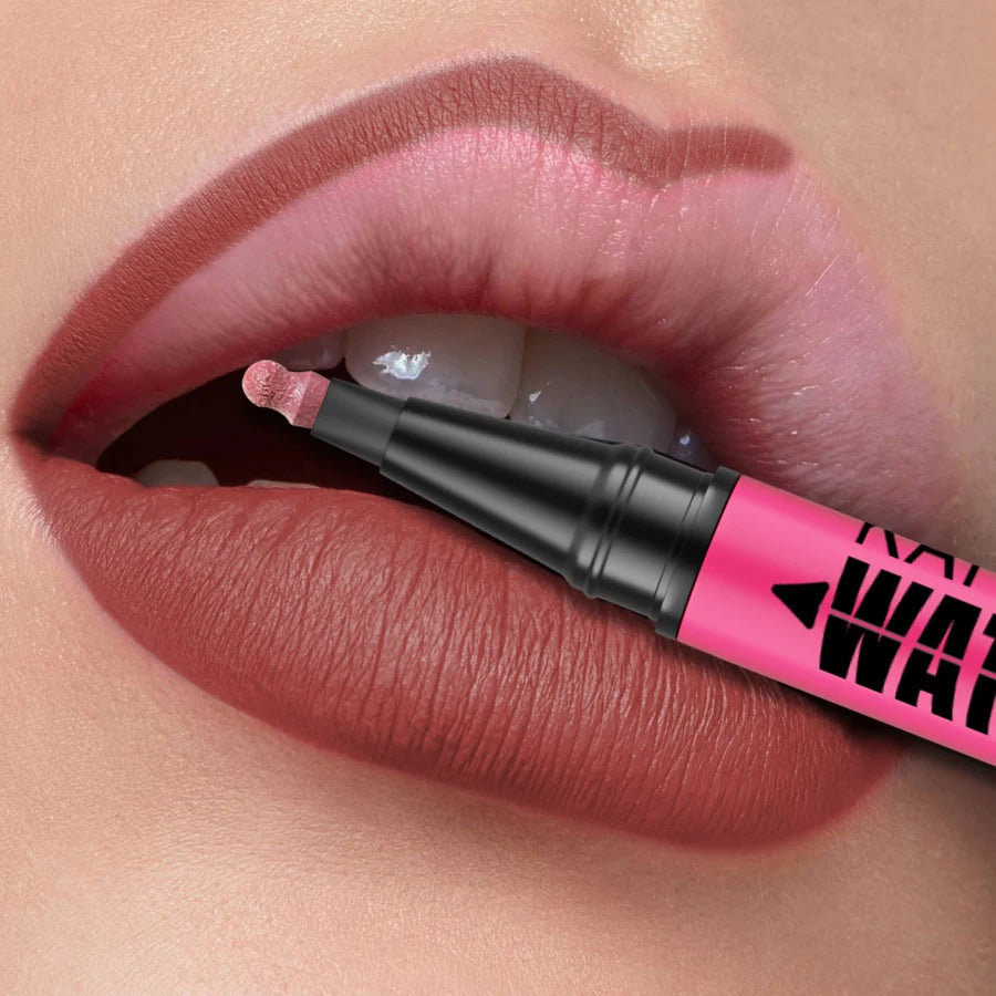 1PC Liquid Matte12-Color Lipliner Pencil Waterproof Plumping Stain Lipstick Natural Lip Liner Outline Lips Contour Makeup