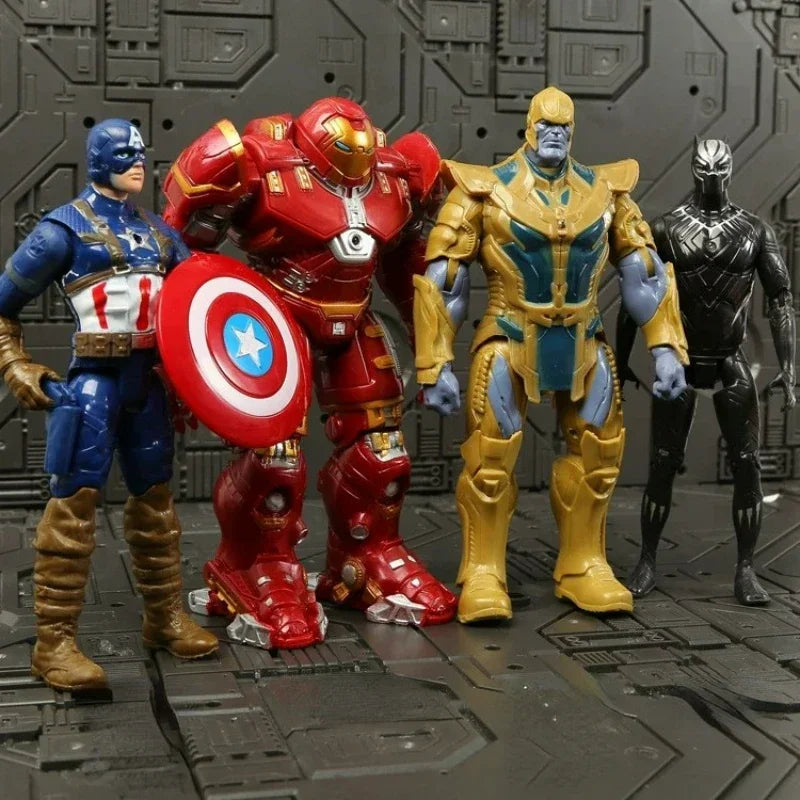 Marvel Comics Avengers Heroes Merchandise, Iron Man, Spider Man, Hulk, Desktop Decoration Model, Children's Toy, Birthday Gift
