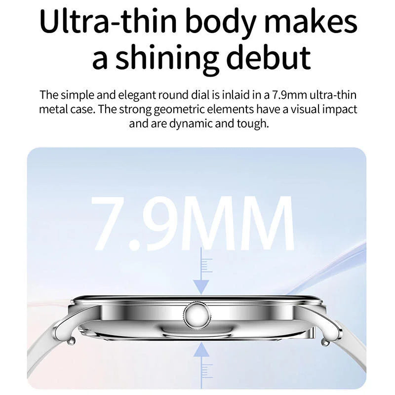 2025 Ultra-thin Durable Women Smart Watch 1.43" Amoled Screen Wireless Call Sports Health Fitness Women Watches For Android iOS