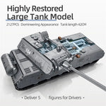 Military Heavy Tank Panzer VIII Maus Building Blocks German WW2 Soldier Police Army Weapons Bricks Children Toy Gifts for Adults