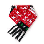 Christmas LED Scarf - Knitted Multicolor Light-Up Scarf for Kids and Adults
