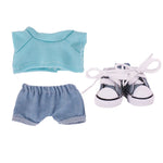 Doll Clothes Set For labubu 17cm Plush Doll Accessories Girl's Toys Birthday And Christmas Gifts