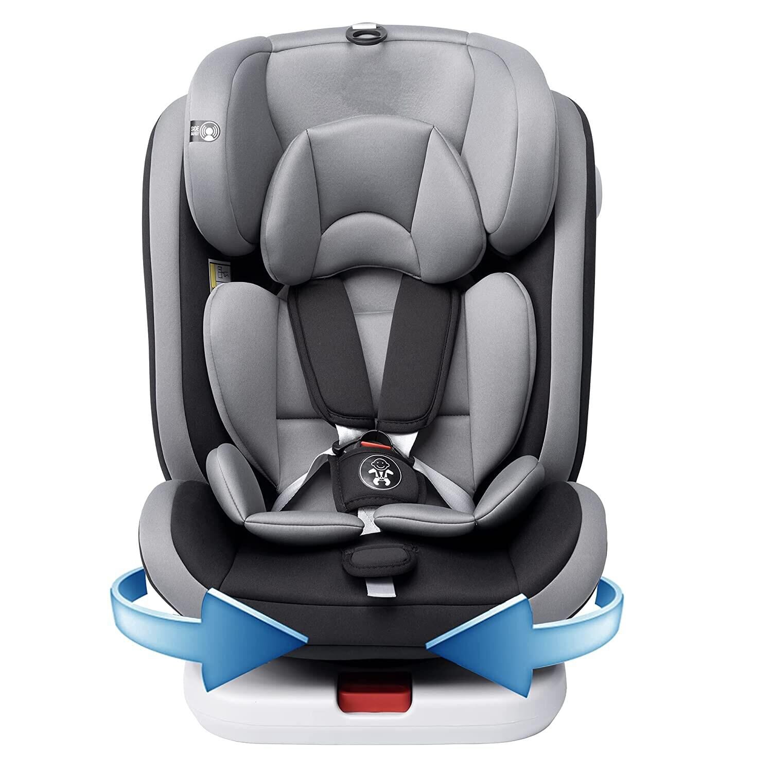AP03 Child Car Seat 360° Rotating 5-Point Belt 9-36kg 0 -12 years ECE ISOFIX Child Safety Seat KL005